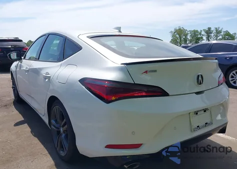 2025 Acura Integra A-Spec Technology из США, поврежденный, VIN 19UDE4H68SA003164